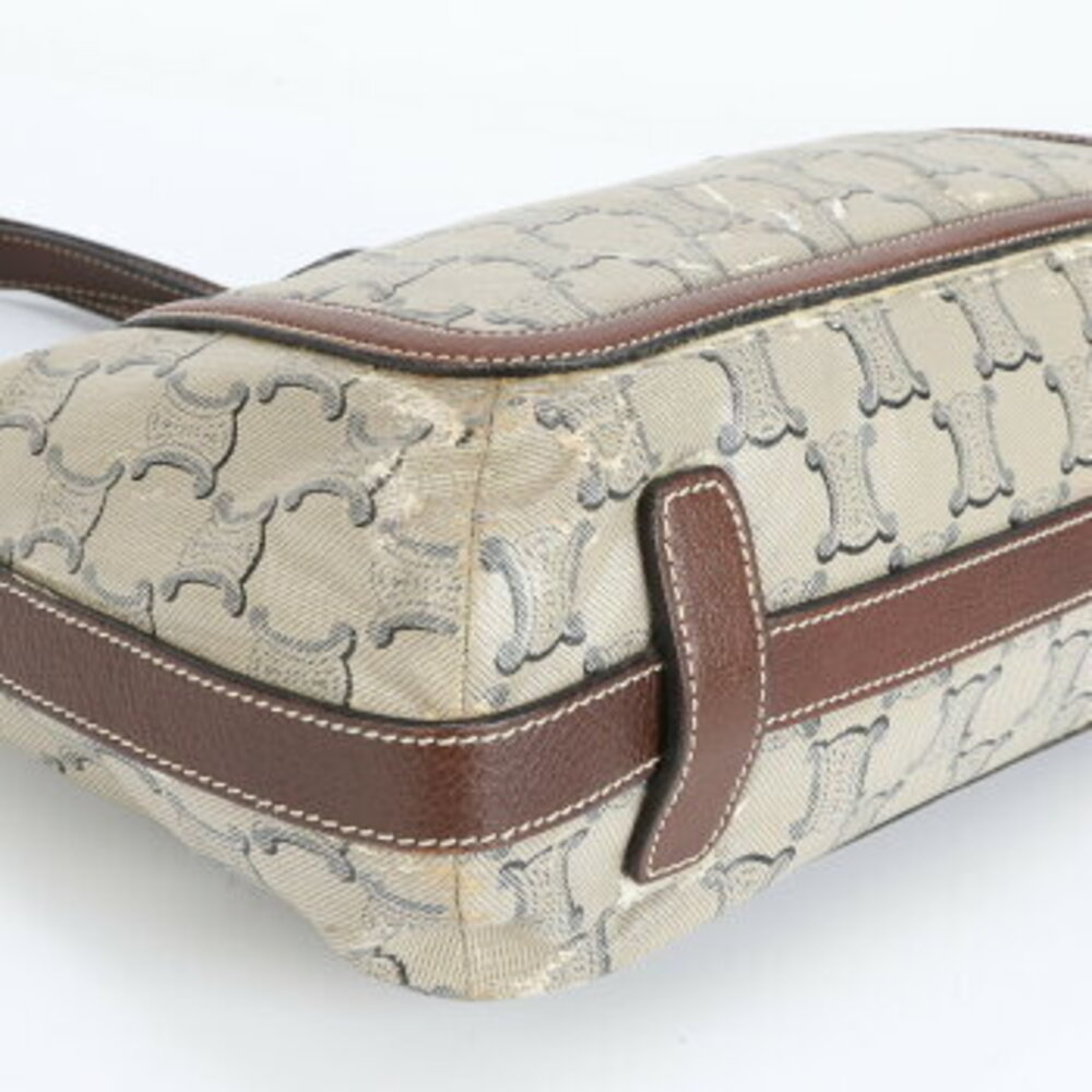 Celine Paris Macadam Triomphe Bag Tote Handbag Be… - image 4